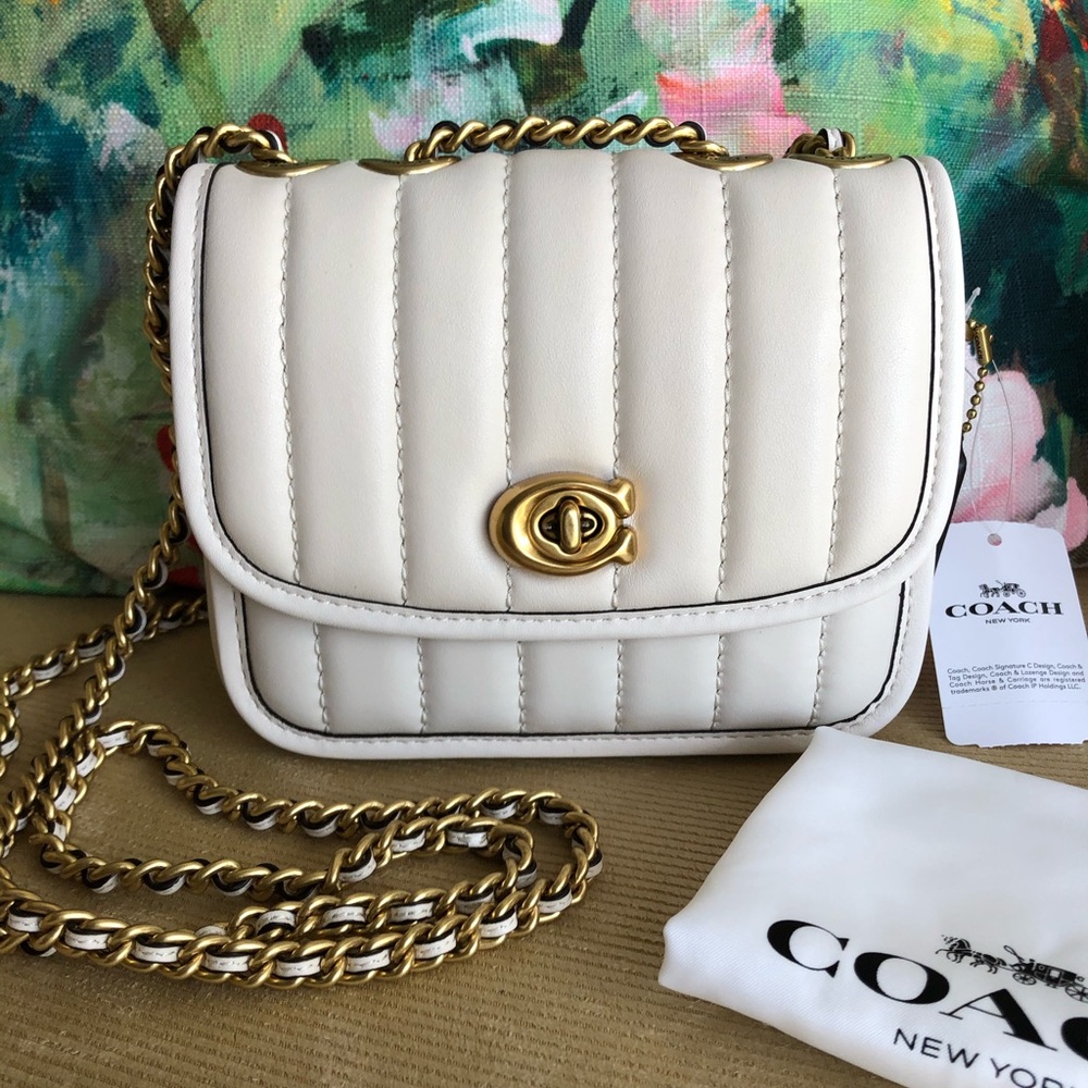 Coach Madison Shoulder Bag 16 With Quilting